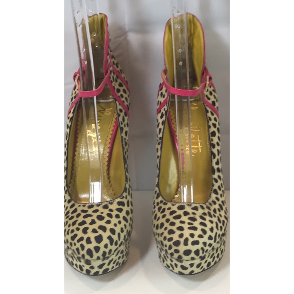 Charlotte Olympia Lucille Cheetah Pump - Picture 5 of 8